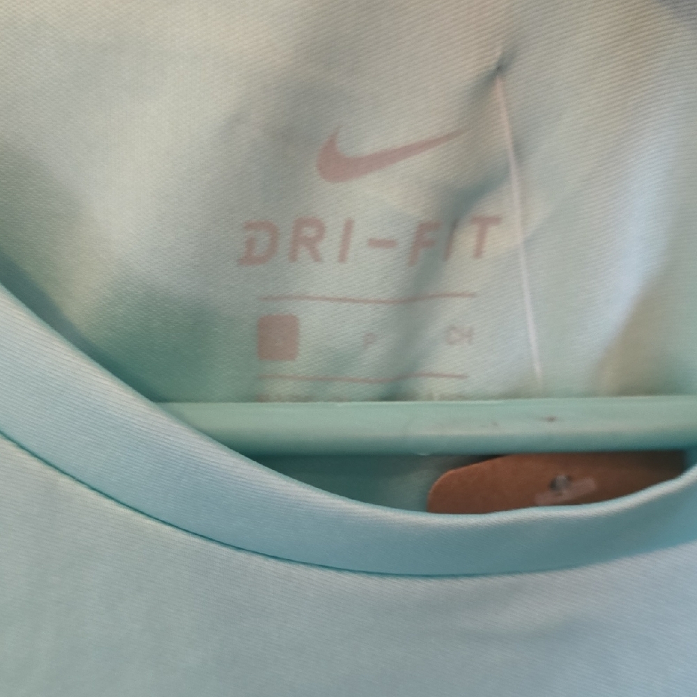 Nike Women's Light Aqua Tank Top - Picture 2 of 3